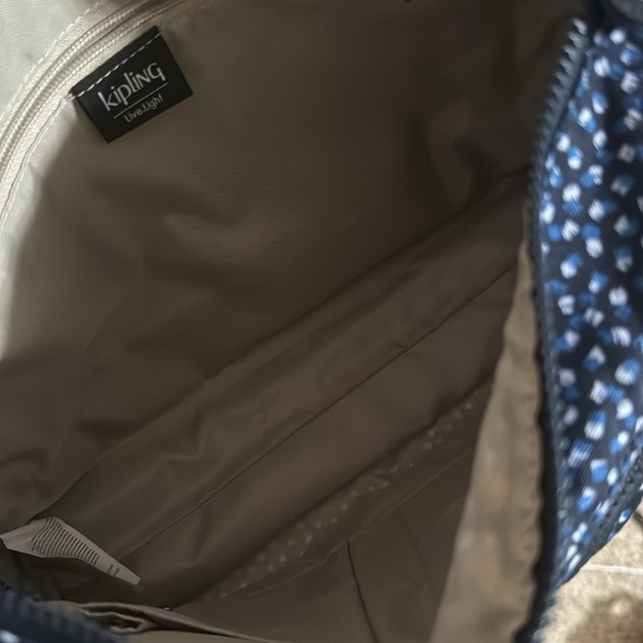 Kipling Blue and White Crossbody/Shoulder Bag - Picture 6 of 9